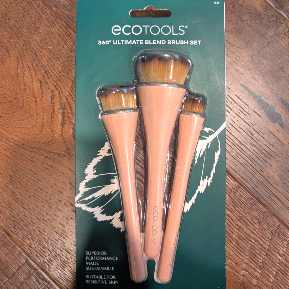 ECOTOOLS 360 Ultimate Blend Brush Set For Sensitive Skin "ET-1636"